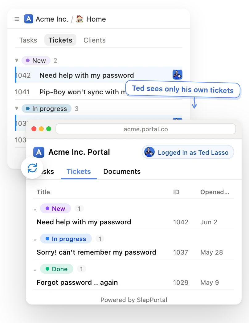 Client portals from your Notion data