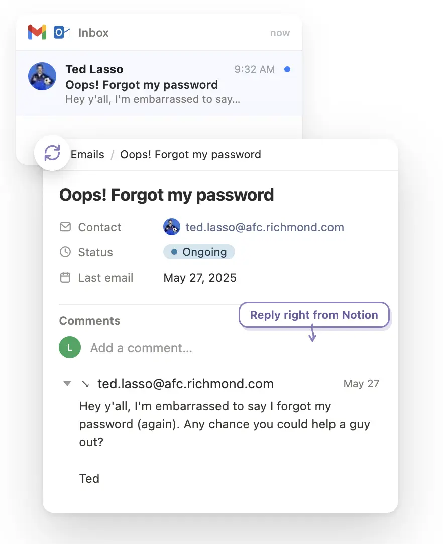 SlapMail - bring your emails into Notion