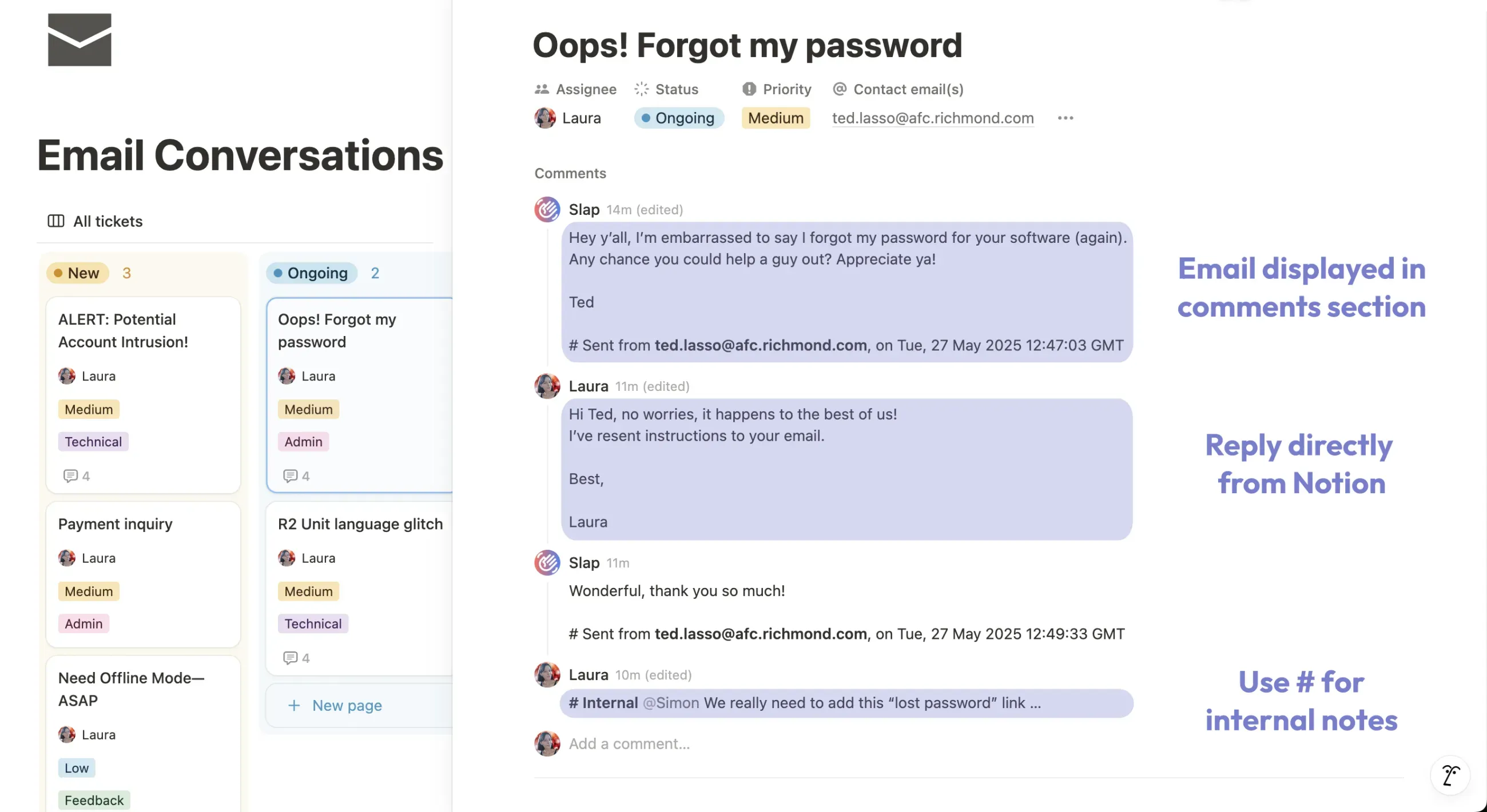 Slap - The tool to manage your email conversations in Notion